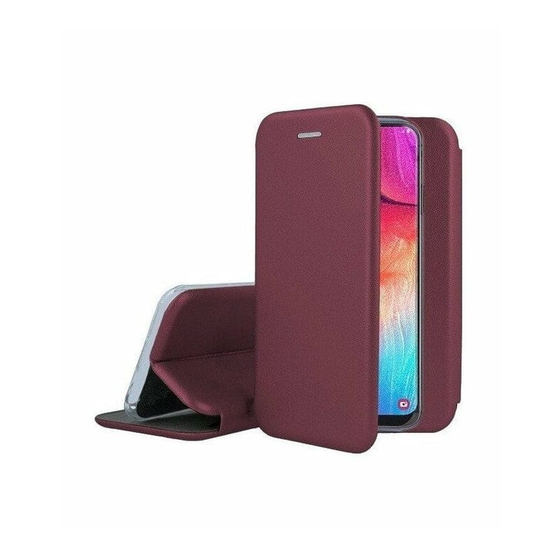 Husa de protectie compatibila cu Apple iPhone 11 Pro Magnet Book Case Bordo