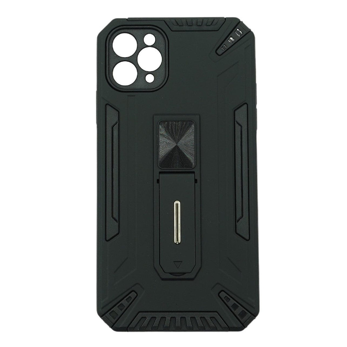 Husa de protectie pentru Apple iPhone 11 Pro Max Defender Sergeant Brave cu suport, Negru