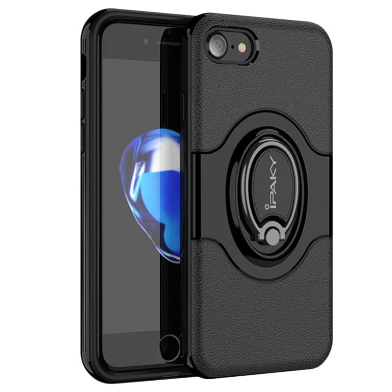 HUSA DE PROTECTIE PENTRU APPLE IPHONE 7/8 IPAKY RING NEGRU