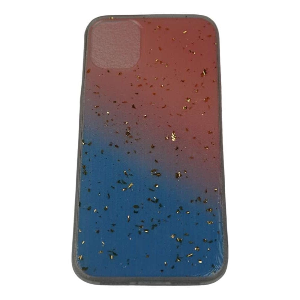 HUSA DE PROTECTIE PENTRU APPLE IPHONE XR LUXURY GLITTER GRADIENT ROZ ALBASTRU