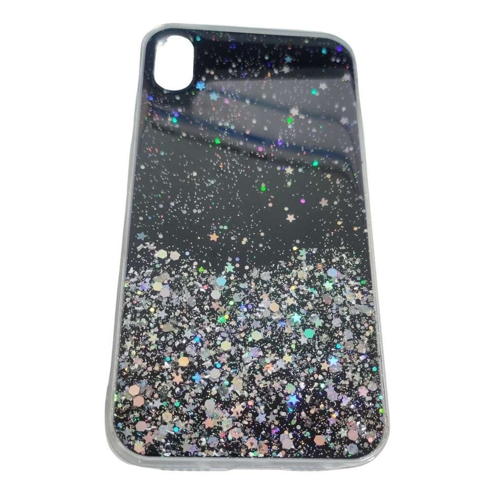 HUSA DE PROTECTIE PENTRU APPLE IPHONE XR LUXURY GLITTER STELUTE NEGRU