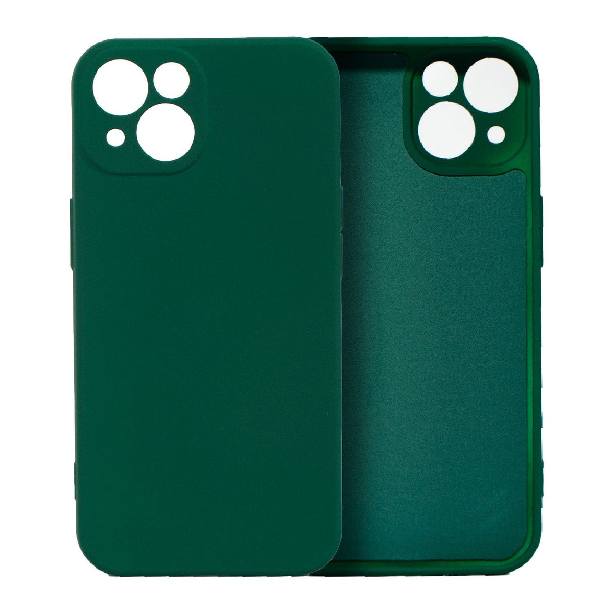 Husa pentru Samsung Galaxy S22 Plus, Liquid Silicone, cu Microfibra pe interior, Protectie Antisoc, Verde inchis