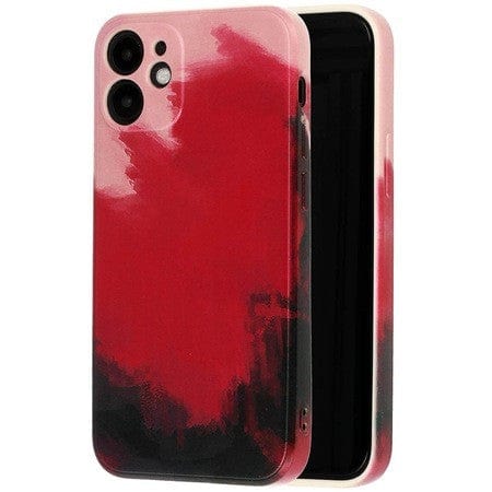 HUSA PROTECTIE COMPATIBILA CU APPLE IPHONE 7/8G/SE2020 TPU OMBRE, ROZ/MOV/NEGRU