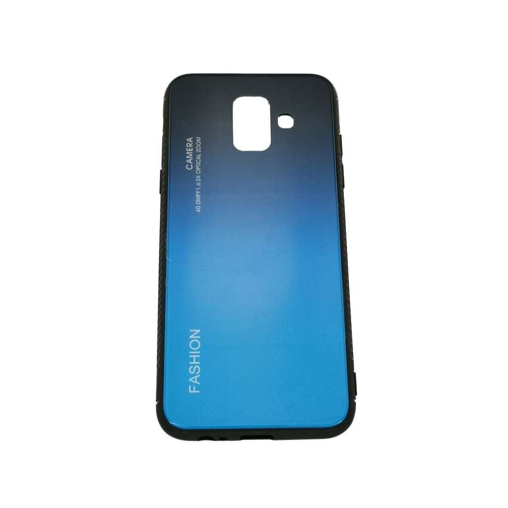 HUSA SAMSUNG GALAXY A6 2018 HYBRID BACK DEGRADE, ALBASTRU